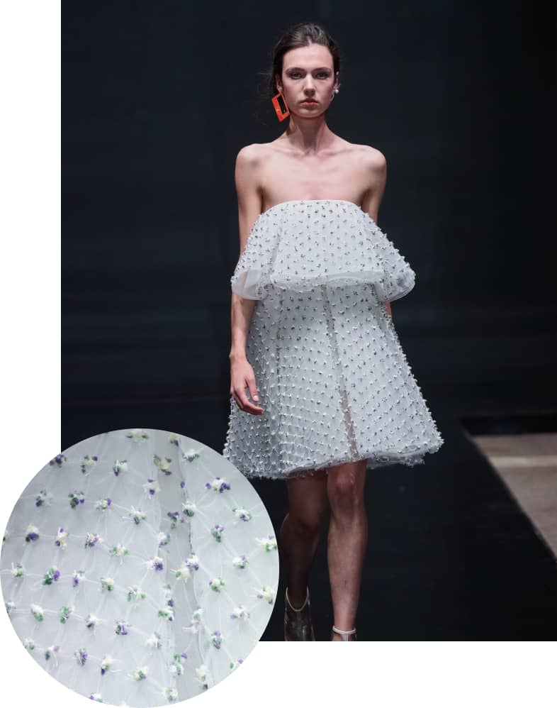 Ennoblissement textile haute couture