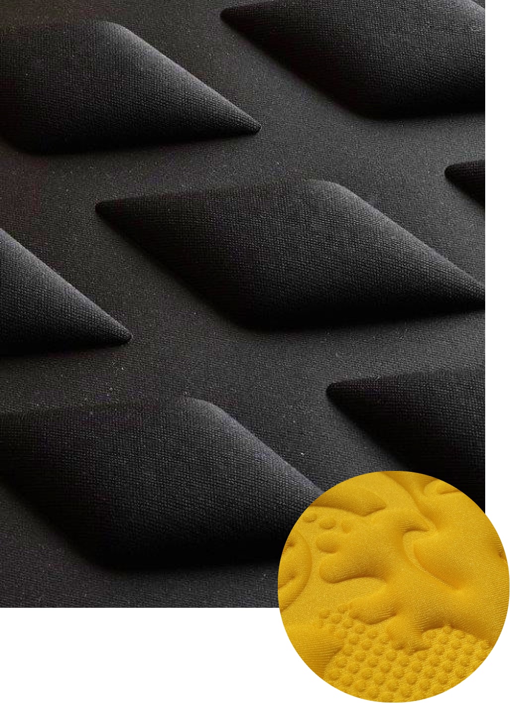 Thermoformage textile rev&ecirc;tement tissus 3D